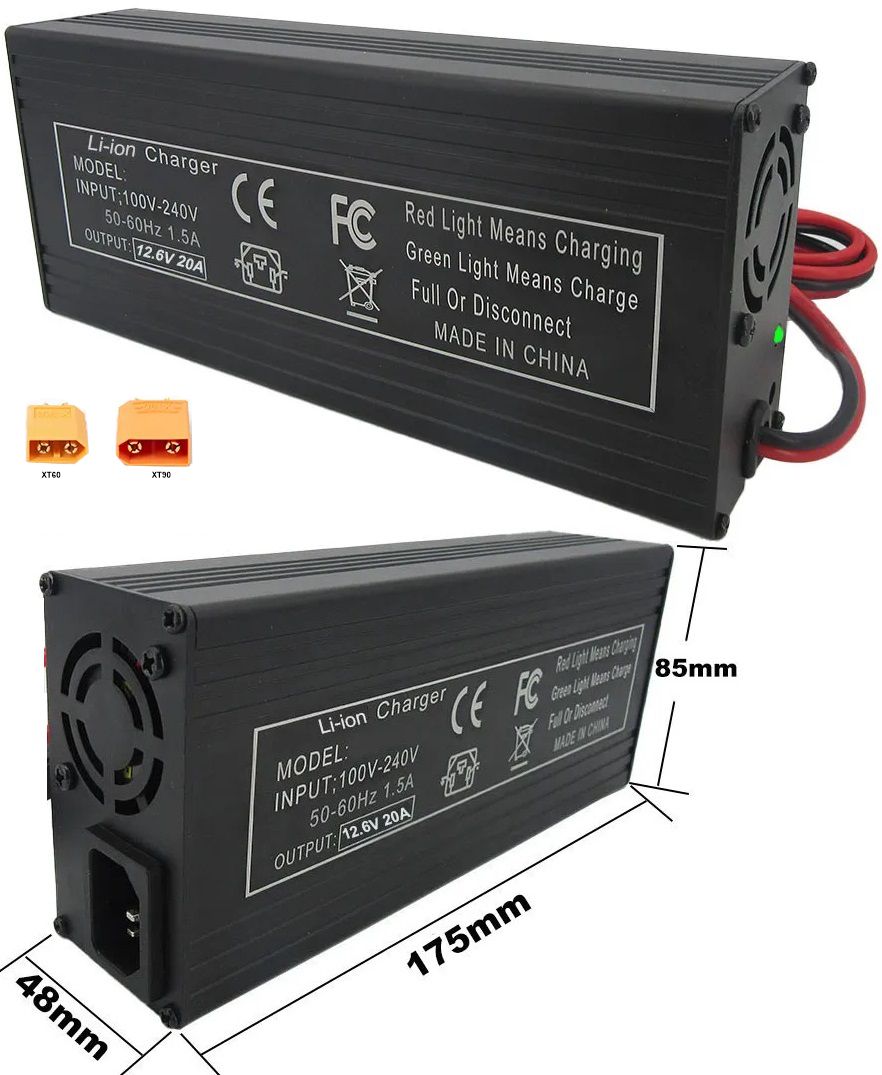 Cargador baterias 3S 12.6v 20A